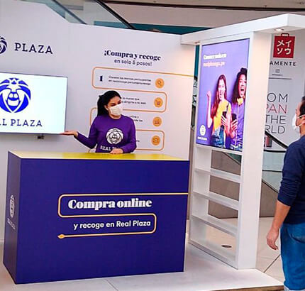 real plaza se convierte en un canal digital noticias Colortex Perú